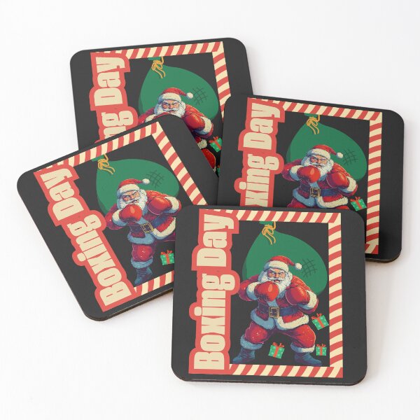 Item preview, Boxing Day Santa Fighter Retro Christmas Design designed and sold by DominEdge.