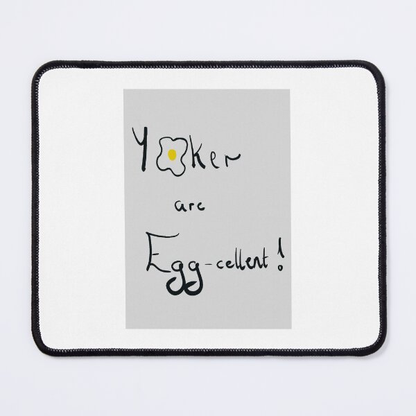 Item preview, Hand drawn Yoker are egg-cellent (white background) designed and sold by footballinyoker.