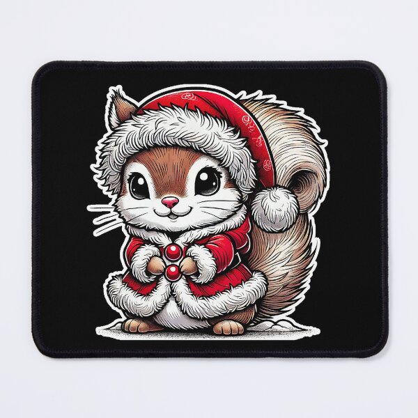 Item preview, Kawaii Squirrel as Santa Claus designed and sold by lAnJefurtifeu.
