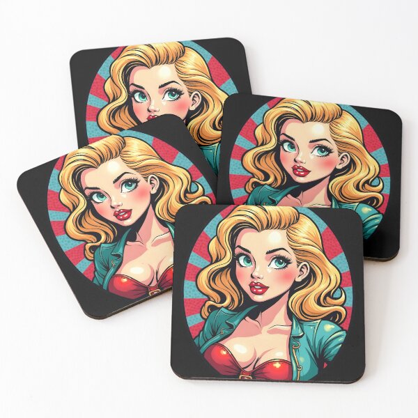 Item preview, Cute Classic Vintage Style Anime Girl designed and sold by TheArtOfPat.