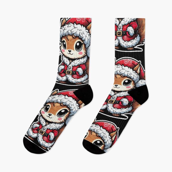 Item preview, Kawaii Squirrel as Santa Claus designed and sold by lAnJefurtifeu.