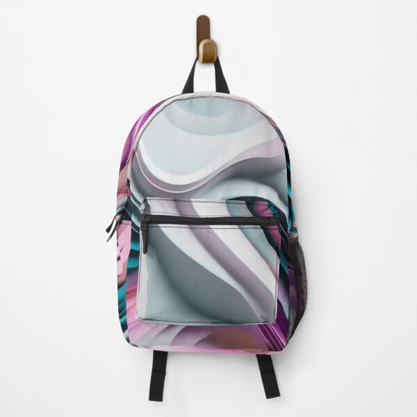Item preview, Abstract Pastel Waves of Serenity Hibiscus designed and sold by Digitayaa.