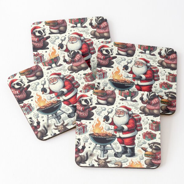 Item preview, Santa’s Wild Barbecue Bash– Perfect Gift designed and sold by Imaginarium of Chaos falcon88 .