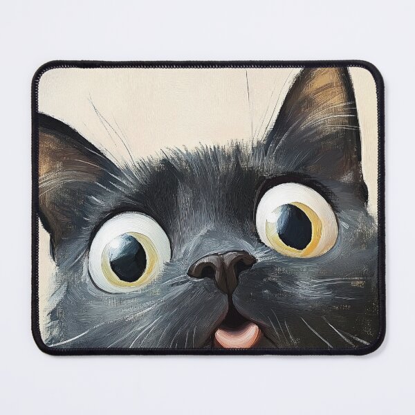 Item preview, Black Cat Makes a Face designed and sold by MelaFay.