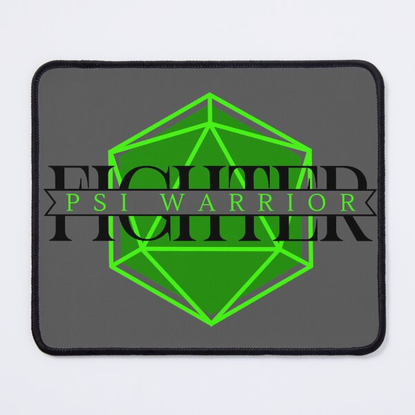Item preview, Green Psi Warrior Fighter designed and sold by Marissa Brown.