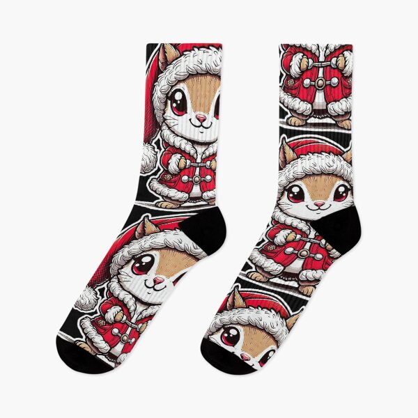 Item preview, Kawaii Squirrel as Santa Claus designed and sold by lAnJefurtifeu.