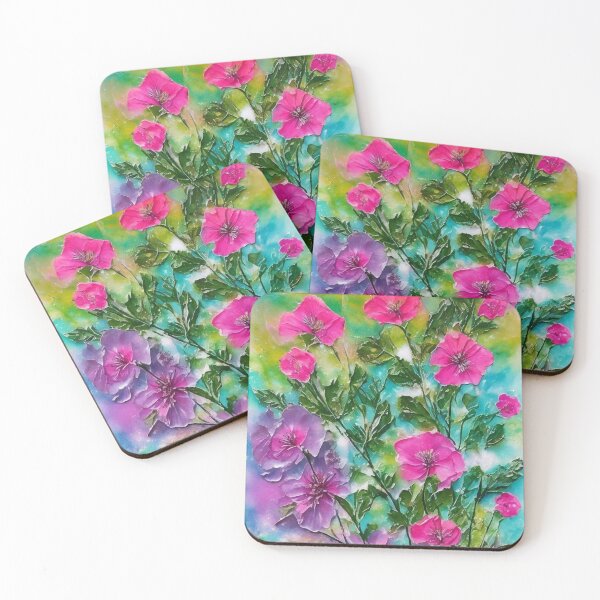 Item preview, Hollyhock Floral Art designed and sold by NatashaSokolova.