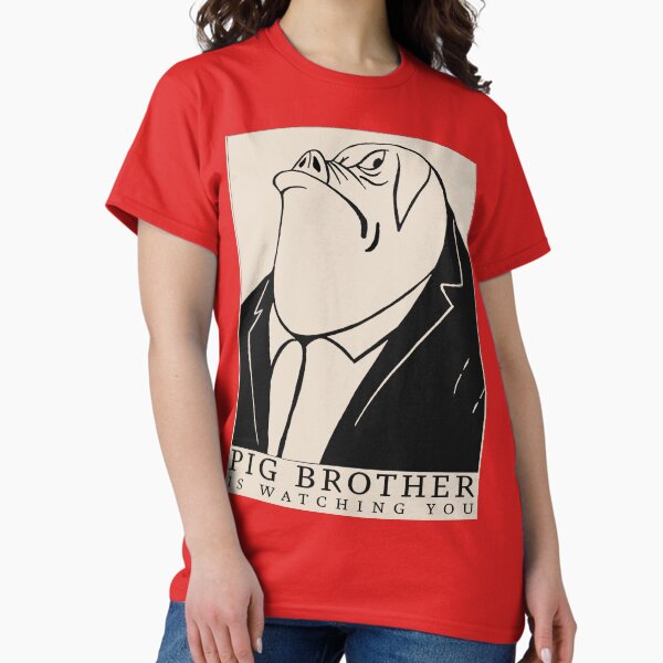 Item preview, Pig Brother Is Watching You designed and sold by GordoVibes.