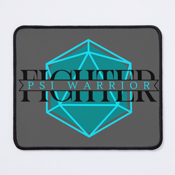 Item preview, Light Blue Psi Warrior Fighter designed and sold by Marissa Brown.