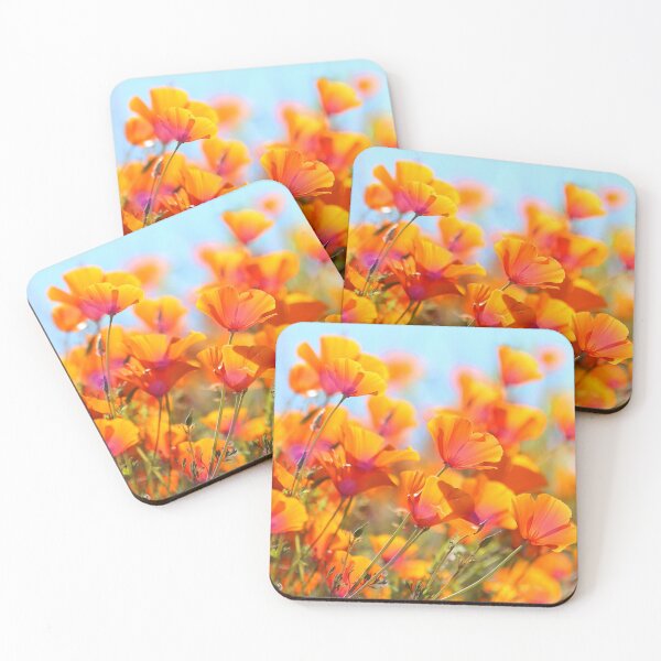 Item preview, Bright Orange Poppy Field designed and sold by kreativejooce.