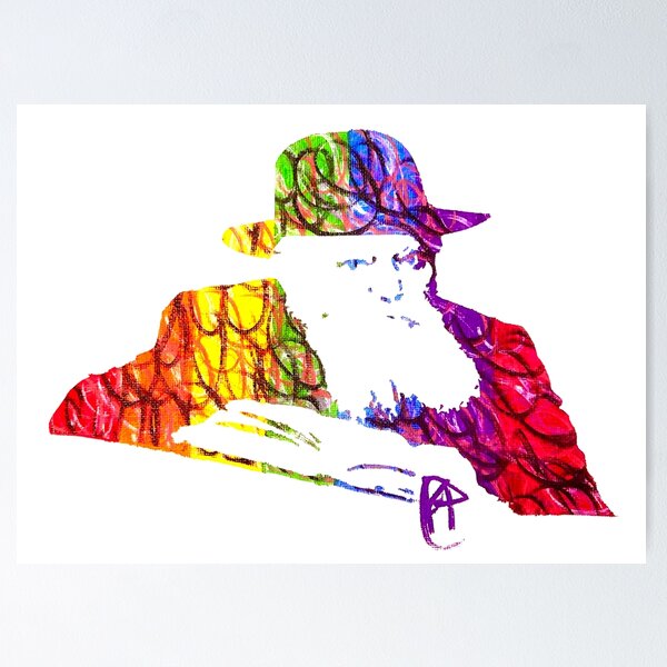Item preview, Chabad Rebbe Pop Art designed and sold by Kalli Taub Art.