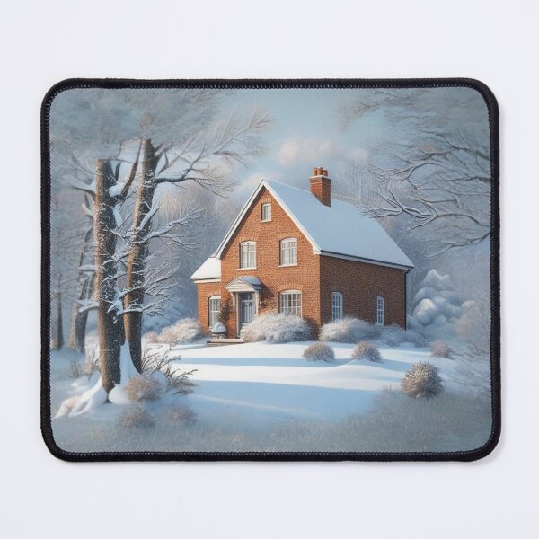 Item preview, Brick House in Winter designed and sold by Designs by Martha Rabbitts .
