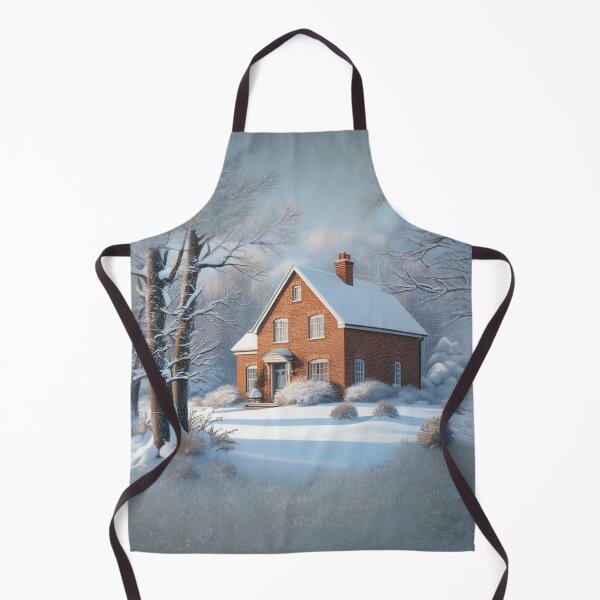 Item preview, Brick House in Winter designed and sold by Nerd-Mart.