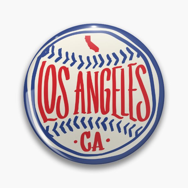 Item preview, Los Angeles California Hand-Illustrated Baseball Typography designed and sold by thegoodwordsco.