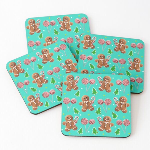 Item preview, Gingerbread and christmas candy pattern designed and sold by Topmel.
