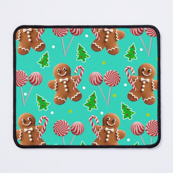 Item preview, Gingerbread and christmas candy pattern designed and sold by Topmel.