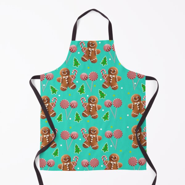 Item preview, Gingerbread and christmas candy pattern designed and sold by Topmel.