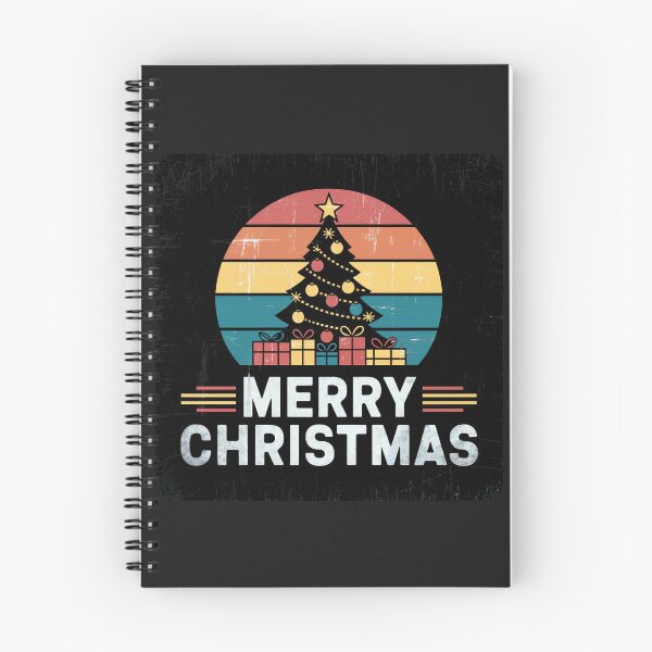 Item preview, Merry Christmas | Retro Sunset Christmas Tree Design designed and sold by cabana.space.