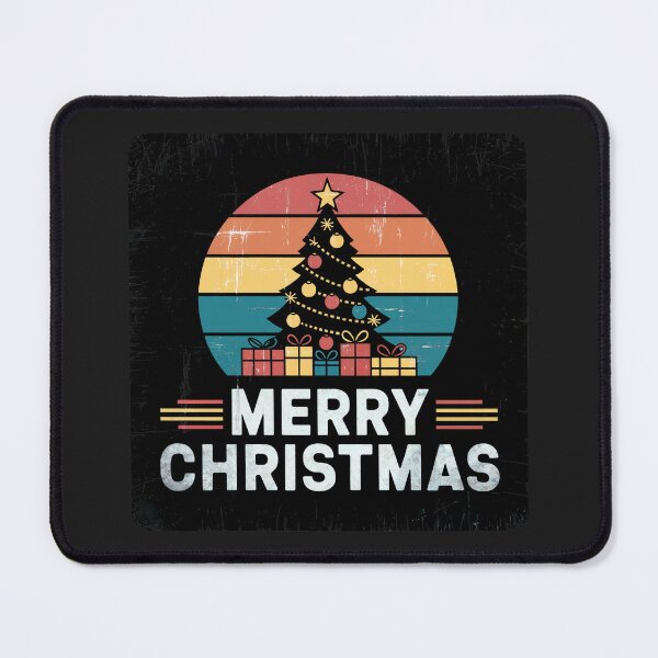 Item preview, Merry Christmas | Retro Sunset Christmas Tree Design designed and sold by cabana.space.