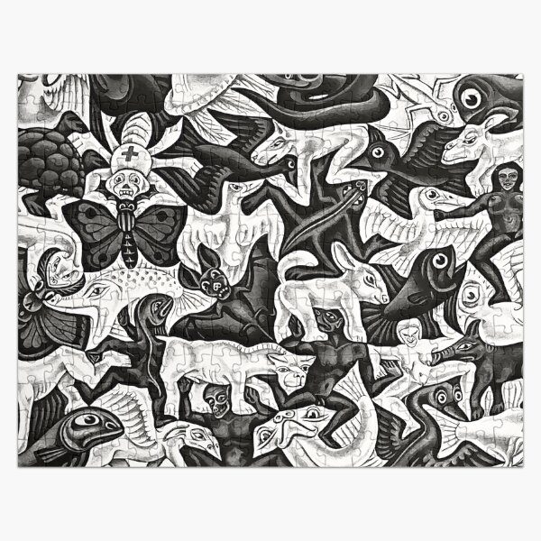 Vista previa del artículo con la obra «Maurits Escher, Plano lleno I, Impresión de reproducción de arte, Póster gráfico de Maurits Cornelis Escher», diseñado y vendido por Artistic Gift Print.