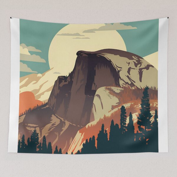 Item preview, Yosemite National Park Half Dome designed and sold by thegoodwordsco.