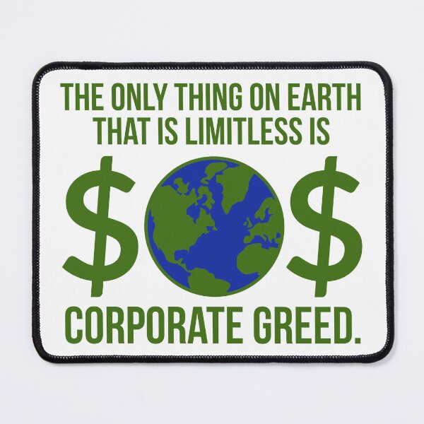 Item preview, Corporate greed  designed and sold by Rachel the Artist .