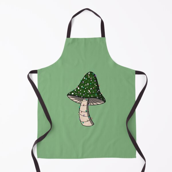 Item preview, Strung Out Christmas Shroom in green designed and sold by crumblyneurodiv.