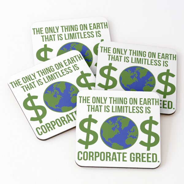 Item preview, Corporate greed designed and sold by Rachel the Artist .