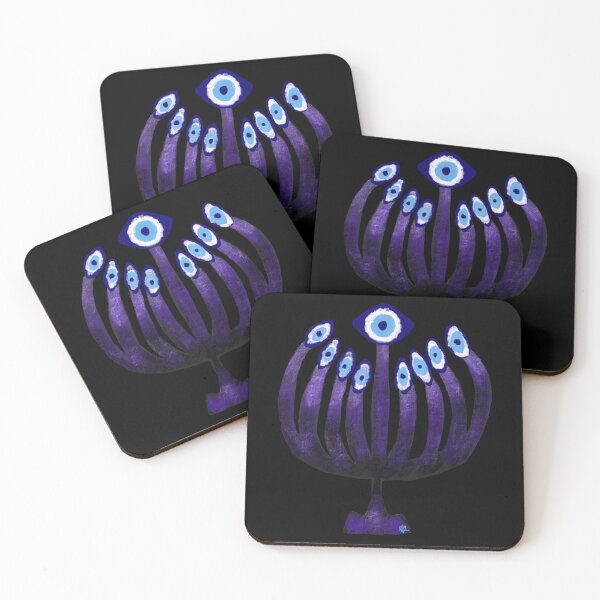 Item preview, Evil Eye Menorah designed and sold by KaravanaLA.