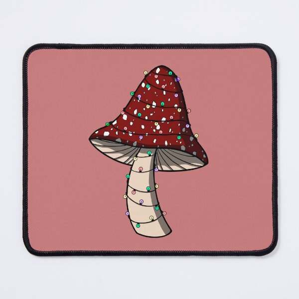 Item preview, Strung Out Christmas Shroom in red designed and sold by crumblyneurodiv.