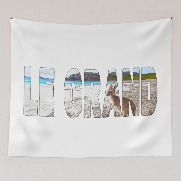 Item preview, LE GRAND - Cape Western Australia Beach Kangaroo Lucky Bay designed and sold by Adam Gormley.