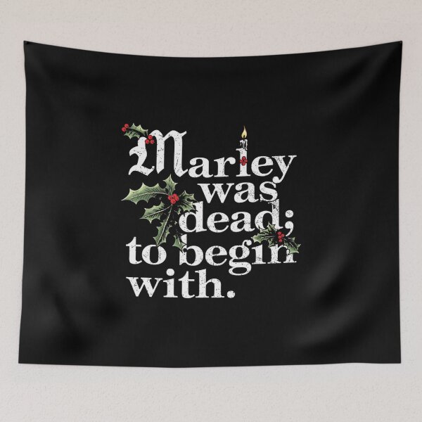 Item preview, Marley Was Dead_ To Begin With Christmas Quote Humor designed and sold by TGonlinestore.