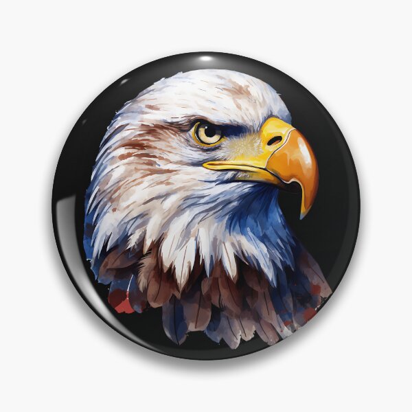 Item preview, Stern Faced American Bald Eagle (Head Only) designed and sold by AmericaFreedom.