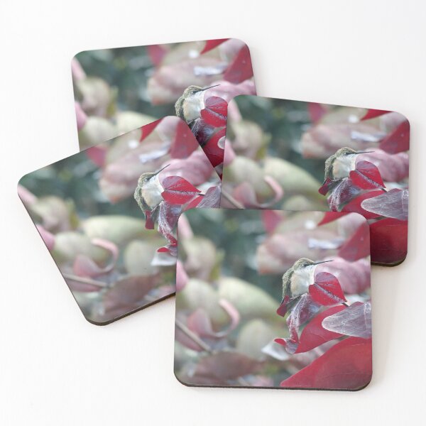 Item preview, Hummingbird In Red Bud Tree designed and sold by ncNatureVisions.