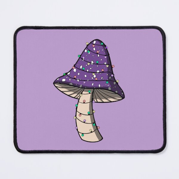 Item preview, Strung Out Christmas Shroom in purple designed and sold by crumblyneurodiv.
