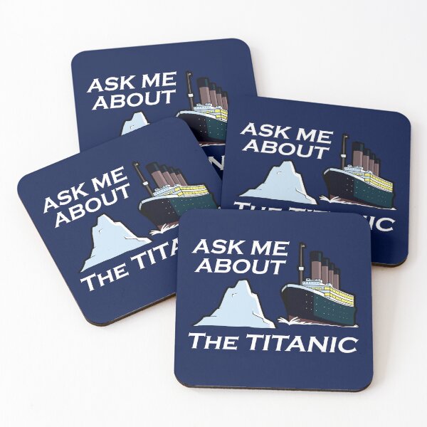 Item preview, Ask Me About the Titanic (white text) designed and sold by GoldenArchelon.