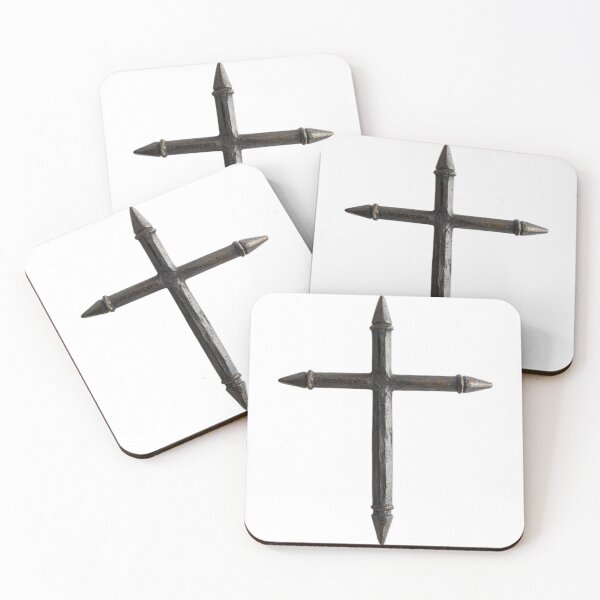 Item preview, A cross made with just 4 metal nails designed and sold by JOTAMIKE.
