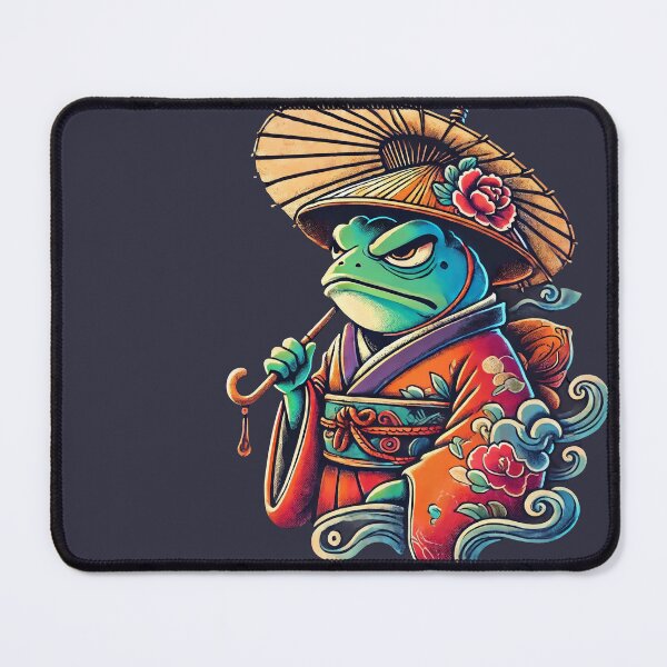 Item preview, Japanese Frog in Kimono - Samurai Spirit Frog designed and sold by Victor Shadehorn.