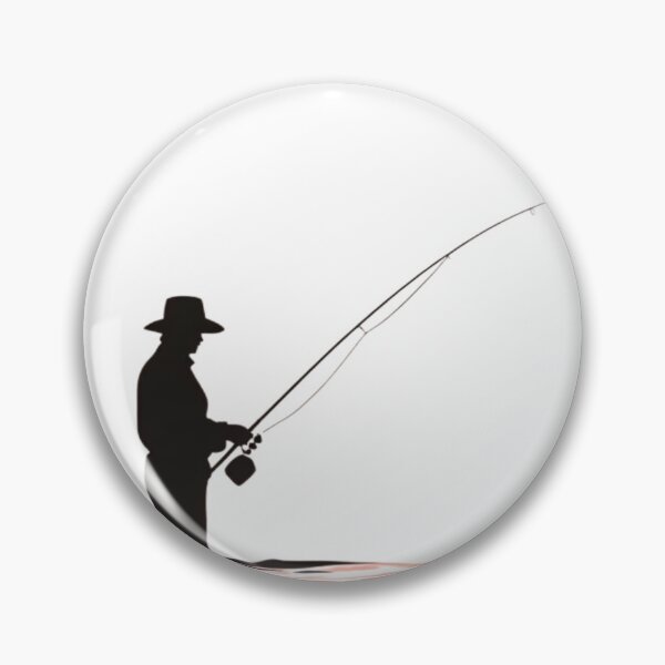 Item preview, A silhouette of a fisherman designed and sold by JOTAMIKE.