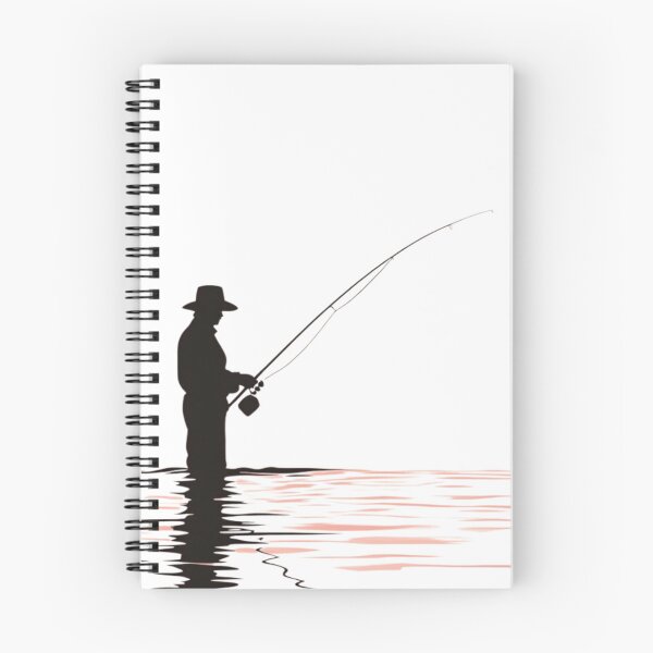 Item preview, A silhouette of a fisherman  designed and sold by JOTAMIKE.