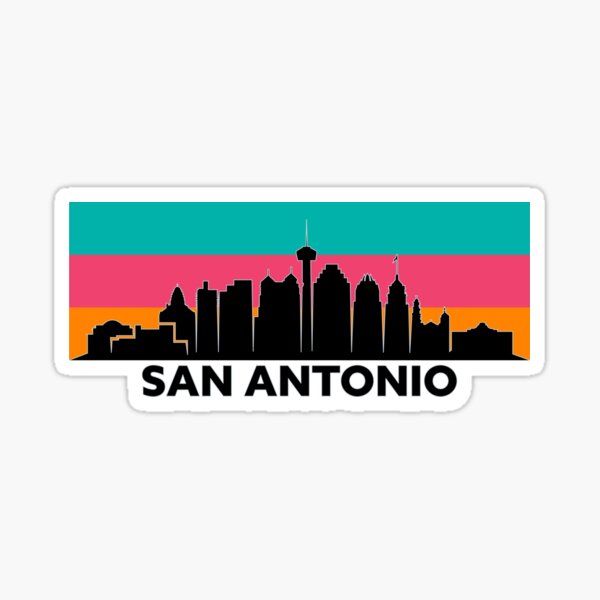 San Antonio Stickers Redbubble