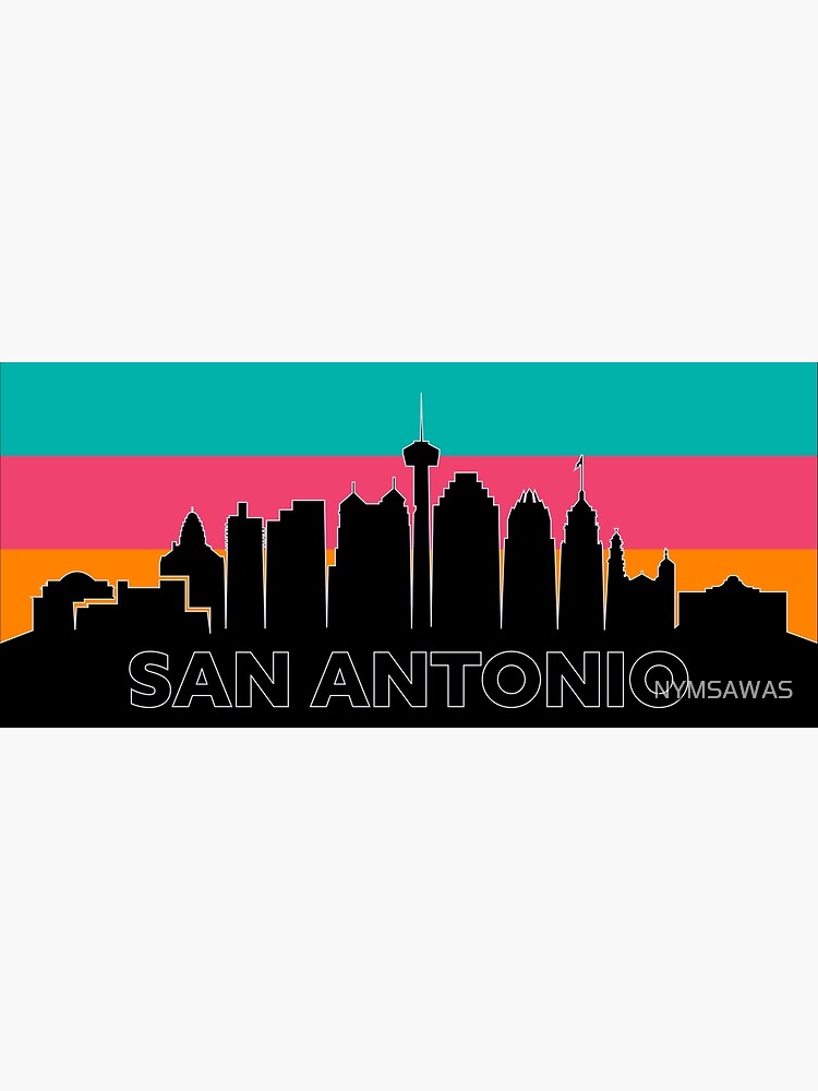 "San Antonio Skyline" Canvas Print for Sale by NYMSAWAS Redbubble
