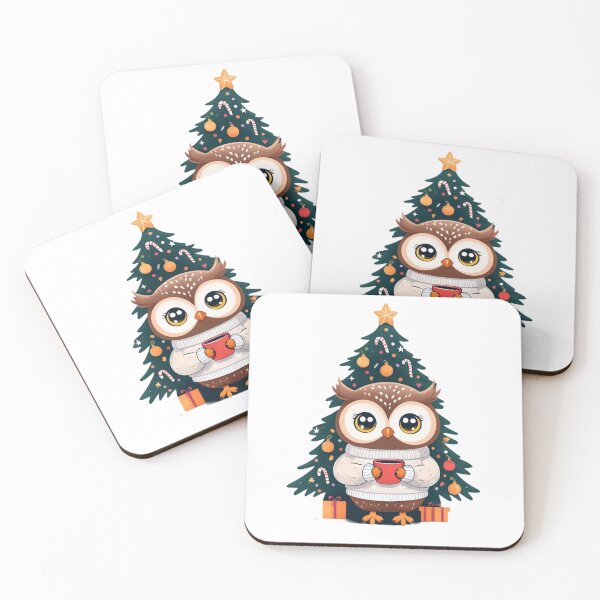 Item preview, Christmas Owl, Owl Xmas designed and sold by JIGUWORLD.