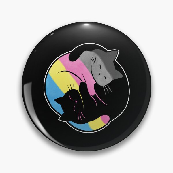 Item preview, Polygender Yin Yang Cat LGBT Pride Flag designed and sold by Clara Hollins.