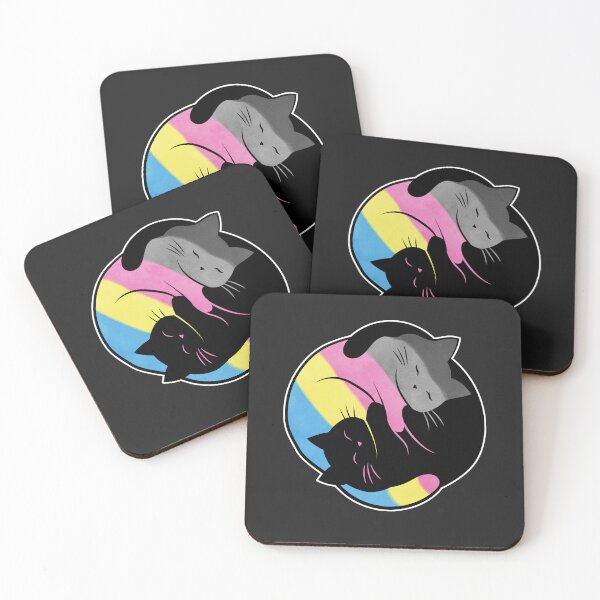 Item preview, Polygender Yin Yang Cat LGBT Pride Flag designed and sold by Clara Hollins.