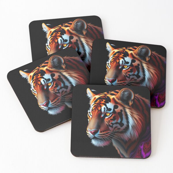 Item preview, Magnificent Tiger Profile designed and sold by SpunkySpaniel.