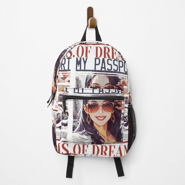Item preview, My Passport Is Full of Dreams - Elegance and Urban Adventure - White Backgrounds designed and sold by RGB Estudio Creativo.