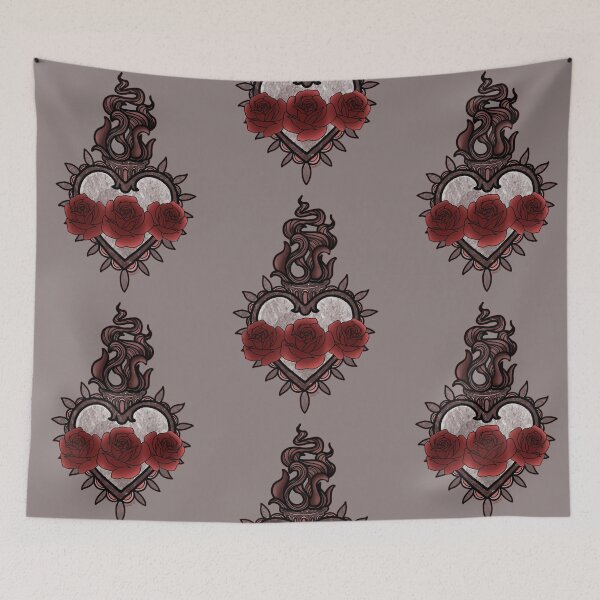 Item preview, Sacred Heart designed and sold by WinglessCrowArt.