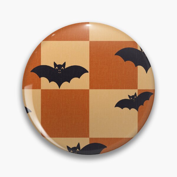 Item preview, Checker bats Halloween gothic skater (mustard) designed and sold by Inkworthy.
