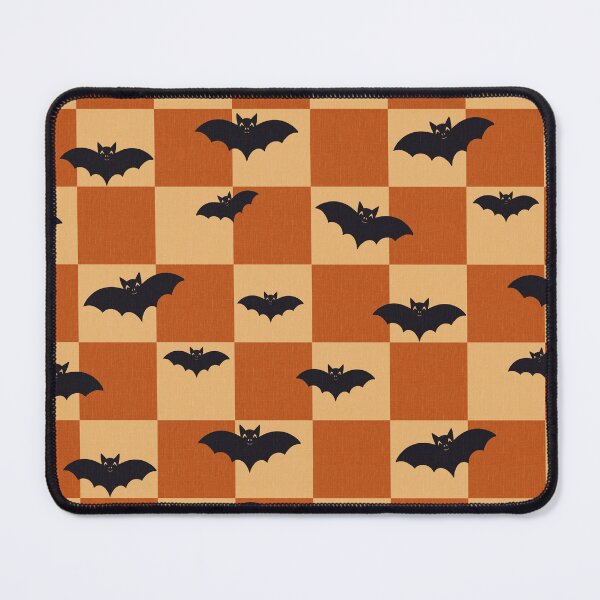 Item preview, Checker bats Halloween gothic skater (mustard) designed and sold by Inkworthy.